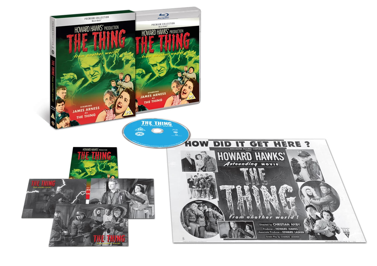 The Thing from Another World Blu-ray - The Premium Collection with Slipcase + Art Cards + Poster (Warner Bros./Region Free)