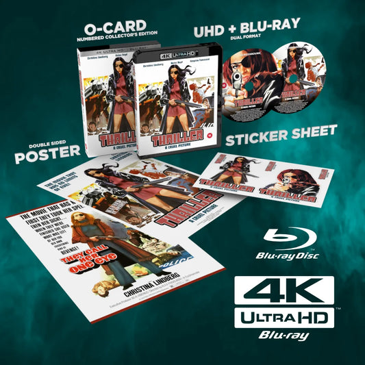 Thriller - A Cruel Picture Limited Edition 4K Ultra HD + Blu-Ray with Slipcover + Poster (Screenbound/Region Free)