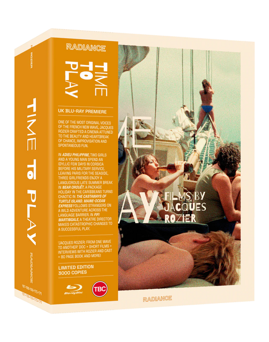 Time to Play: Films by Jacques Rozier Blu-ray Limited Edition HardBox (Radiance Films UK/Region B) [Preorder]