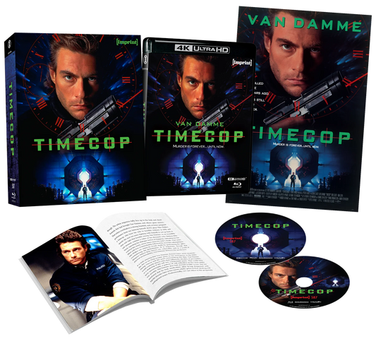Timecop (1994) - 4K UHD + Blu-ray Limited Edition Lenticular Hardcase + Hardcover Booklet + Poster (Imprint/Region Free) [Preorder]