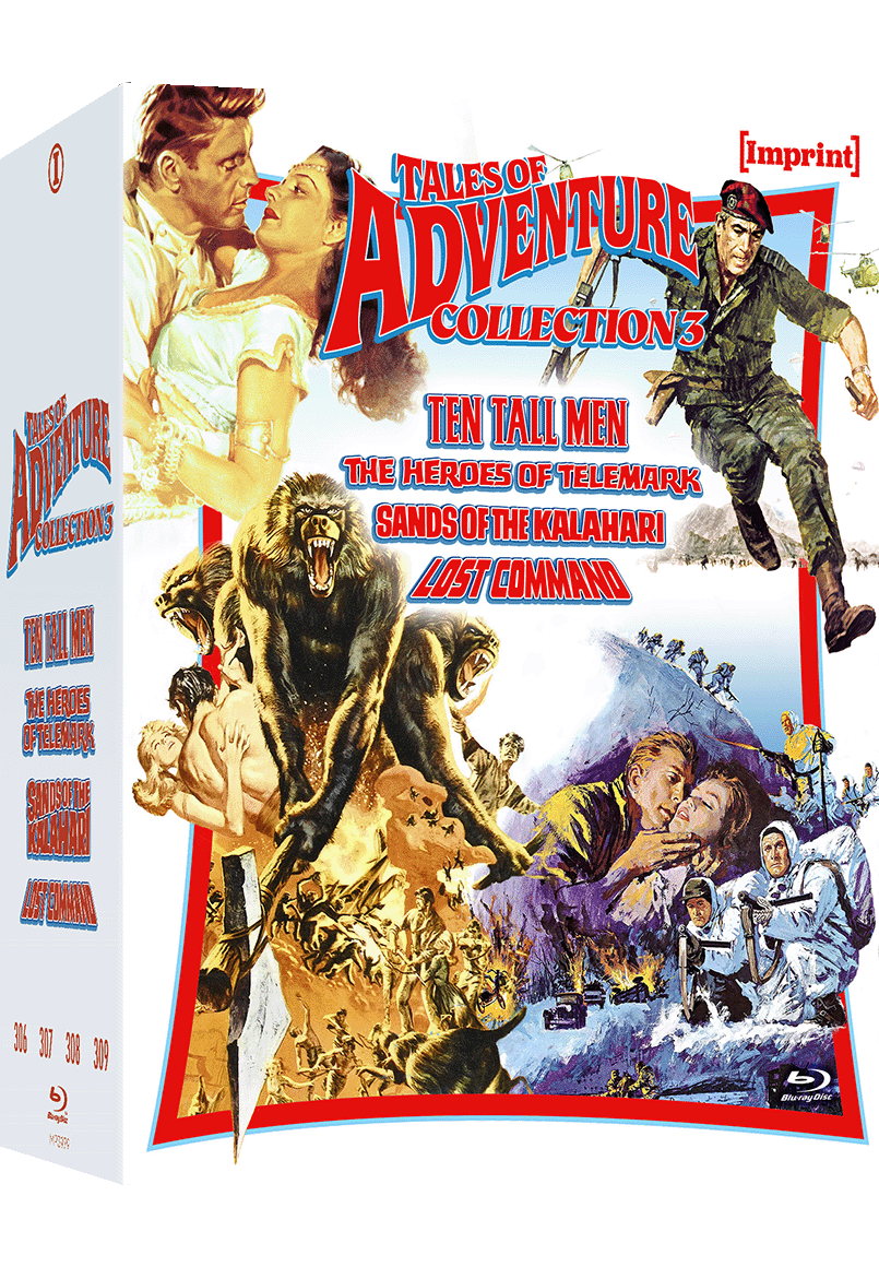 Tales Of Adventure – Collection 3 (1951 – 1966) Blu-ray HardBox (Imprint/Region Free)