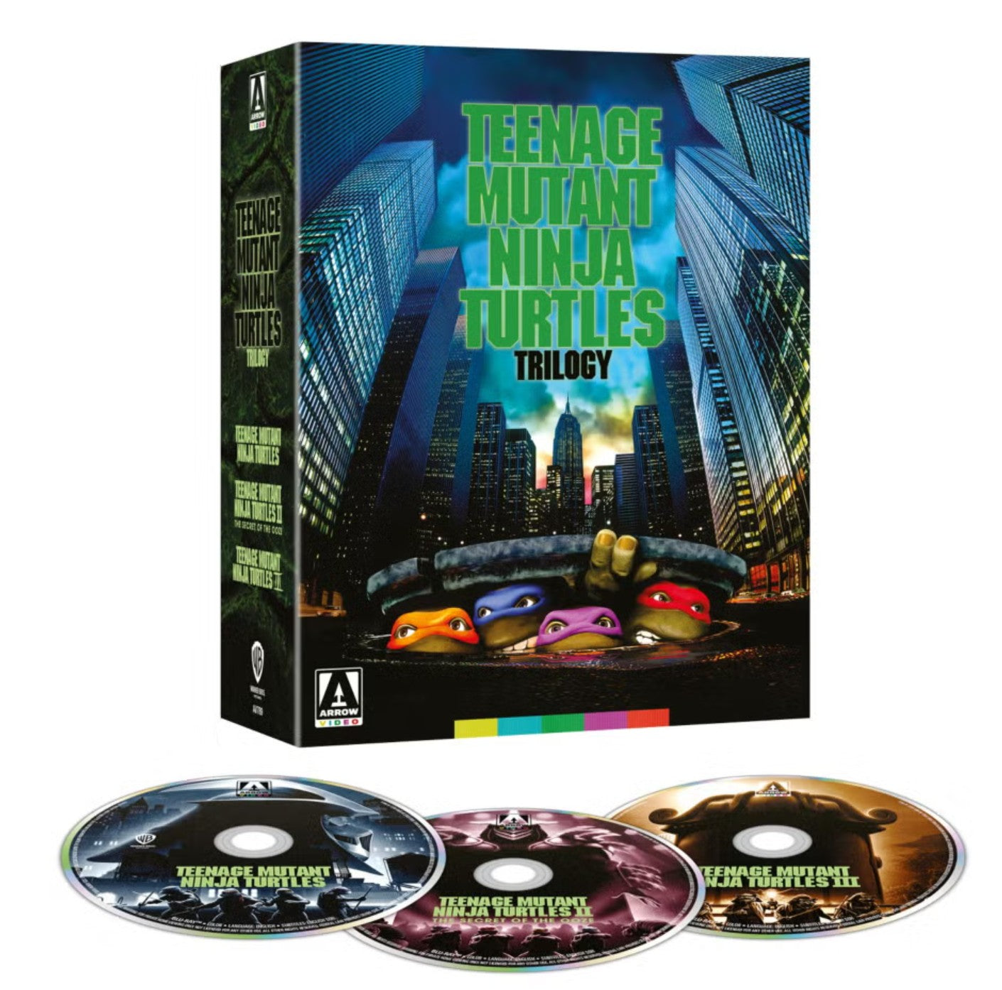 Teenage Mutant Ninja Turtles Trilogy Limited Edition Blu-ray (Arrow Video U.S.) [Preorder]