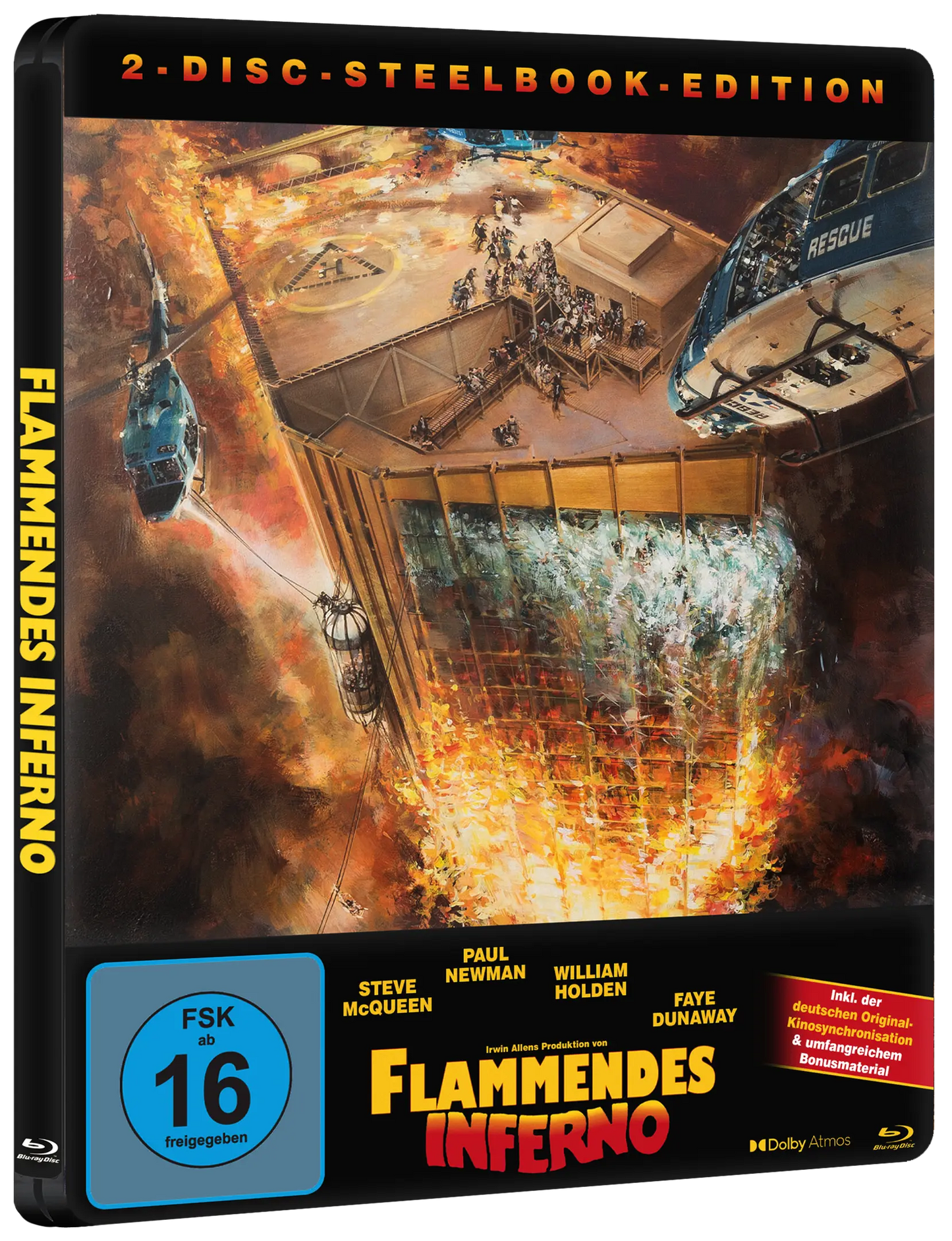 The Towering Inferno Blu-ray SteelBook (Plaion Pictures/Region B) LIMIT 1 PER CUSTOMER [German Import]