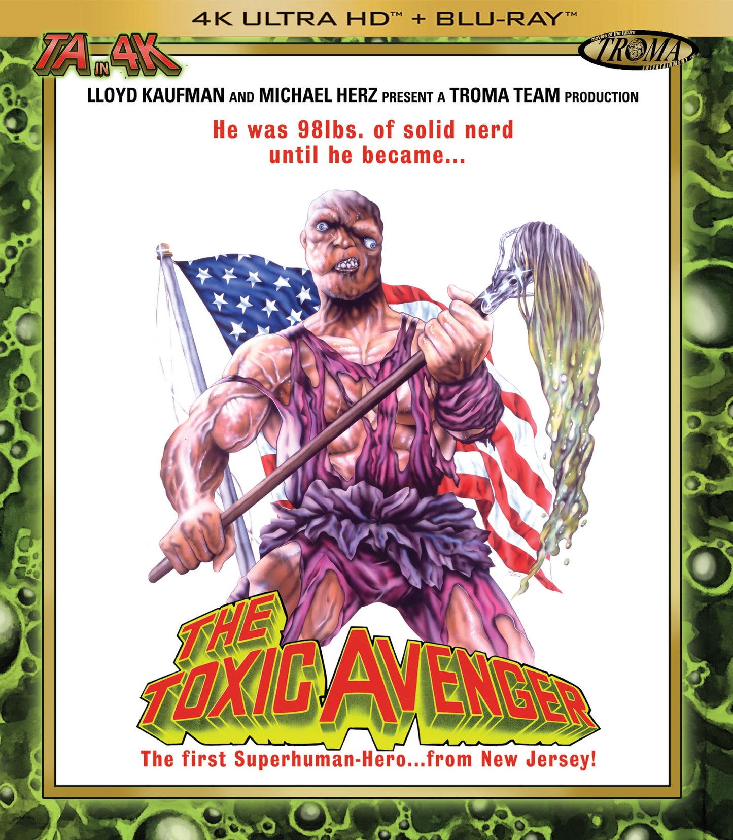 The Toxic Avenger 4K UHD + Special Edition Blu-ray (Troma Films U.S.) [Preorder]