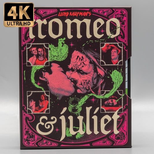 Tromeo & Juliet 4K UHD + Blu-ray with Limited Edition Slipcase + Slipcover Combo (Vinegar Syndrome)