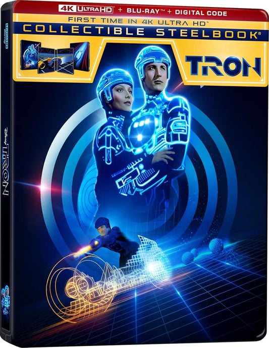 Tron 4K UHD + Blu-ray SteelBook (Disney U.S.) LIMIT 1 PER CUSTOMER