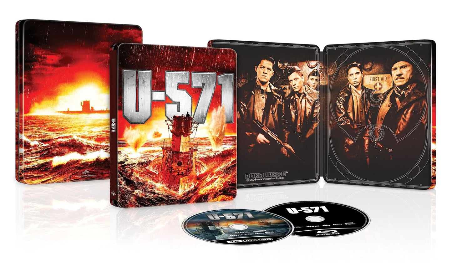 U-571 (25th Anniversary Edition) 4K UHD + Blu-ray SteelBook (Universal U.S.)