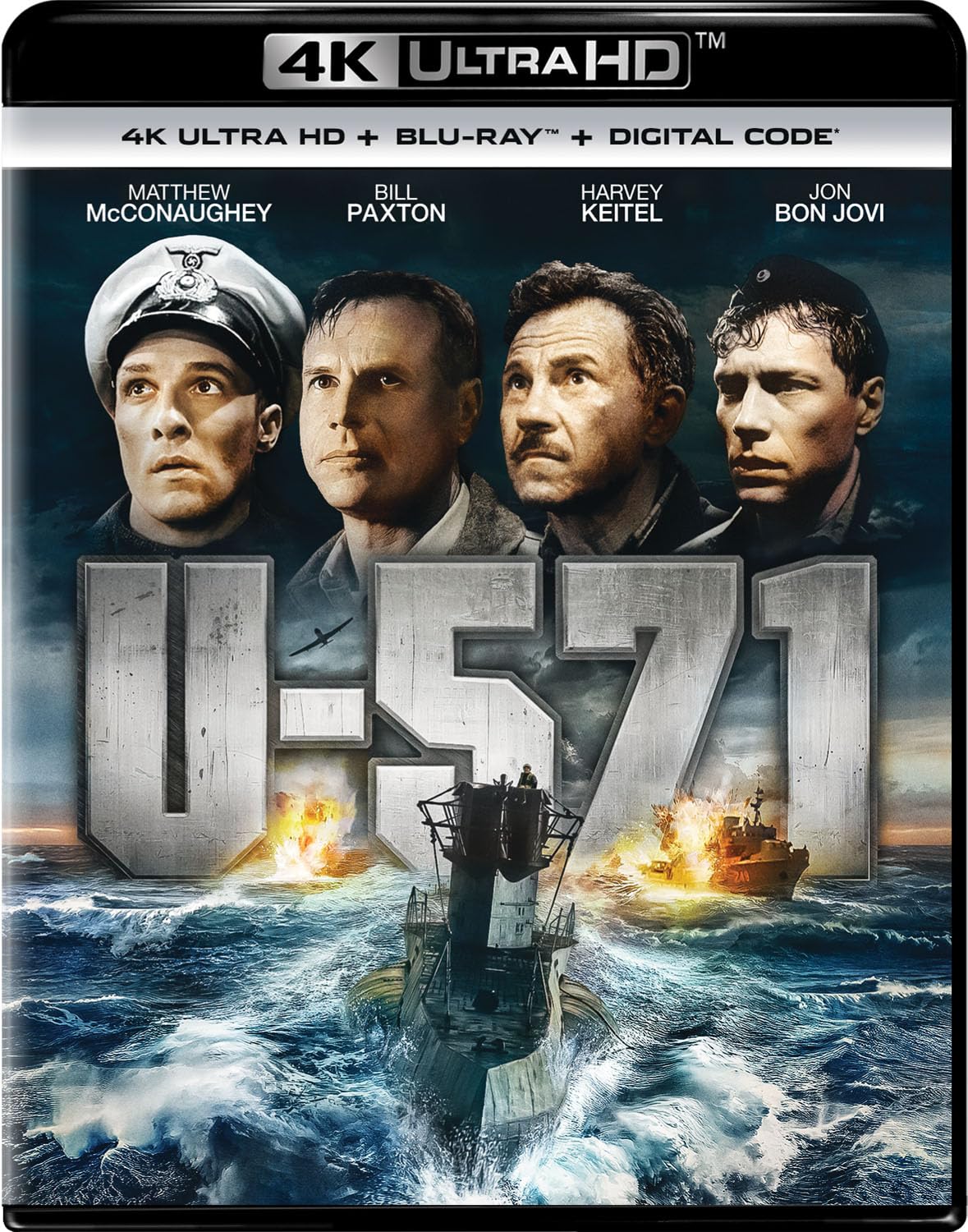 U-571 4K UHD + Blu-ray with Slipcover (Universal U.S.)