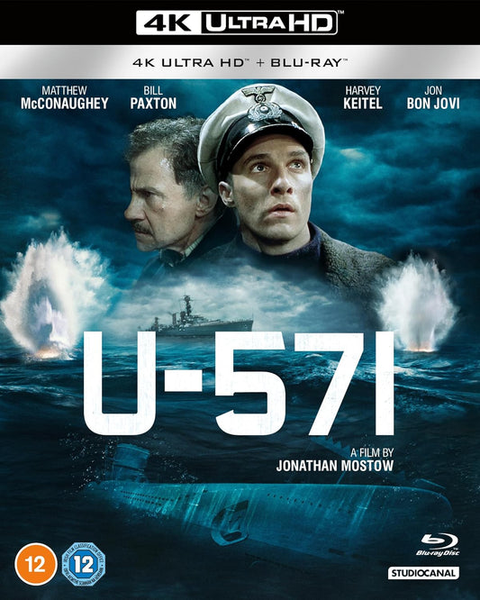 U-571 4K UHD+ Blu-ray with Slipcover (StudioCanal UK/Region Free/B)