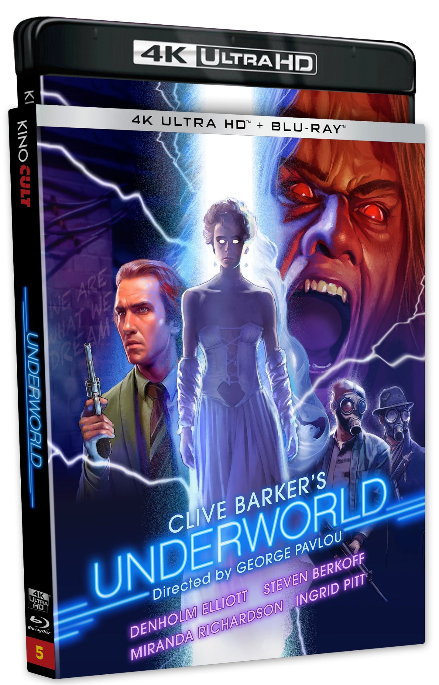 Underworld (AKA Transmutations) 4K UHD + Blu-ray with Slipcover (Kino Lorber)