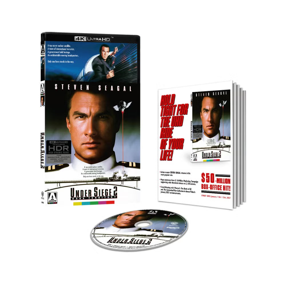 Under Siege 2: Dark Territory 4K UHD Limited Edition with Slipcover (Arrow Video U.S.) [Preorder]