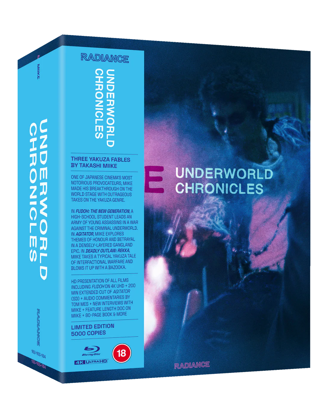 Underworld Chronicles: Three Yakuza Fables by Takashi Miike Limited Edition 4K UHD + Blu-ray (Radiance Films/Region Free/B) [Preorder]