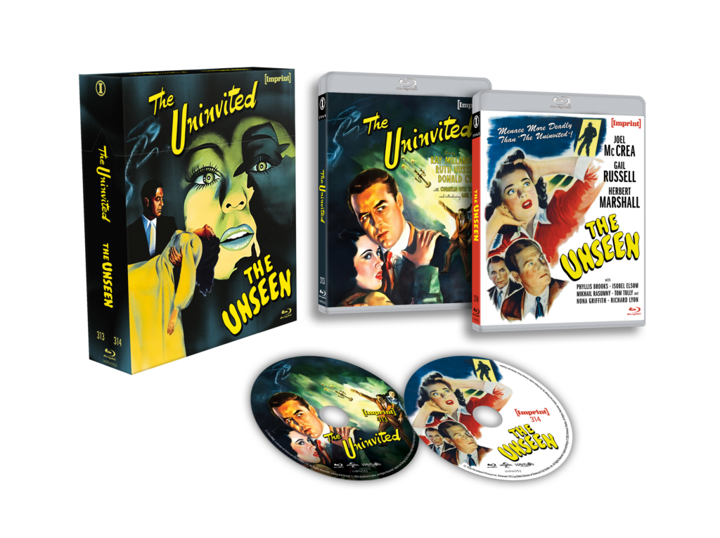 The Uninvited (1944) / The Unseen (1945) Blu-ray Limited Edition Hardbox (Imprint/Region Free) DAMAGED HARDBOX (SEE PRODUCT PHOTO FOR DAMAGE)