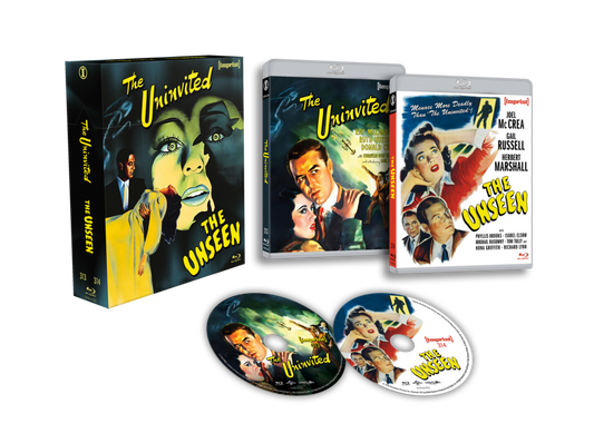 The Uninvited (1944) / The Unseen (1945) Blu-ray Limited Edition Hardbox (Imprint/Region Free) DAMAGED HARDBOX (SEE PRODUCT PHOTO FOR DAMAGE)