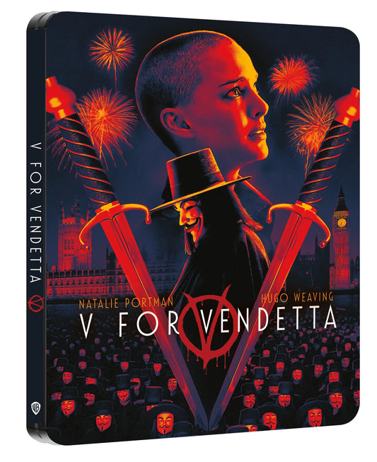 V For Vendetta Limited Edition Steelbook 4K Ultra HD + Blu-Ray (Warner Bros/Region Free) [Preorder]