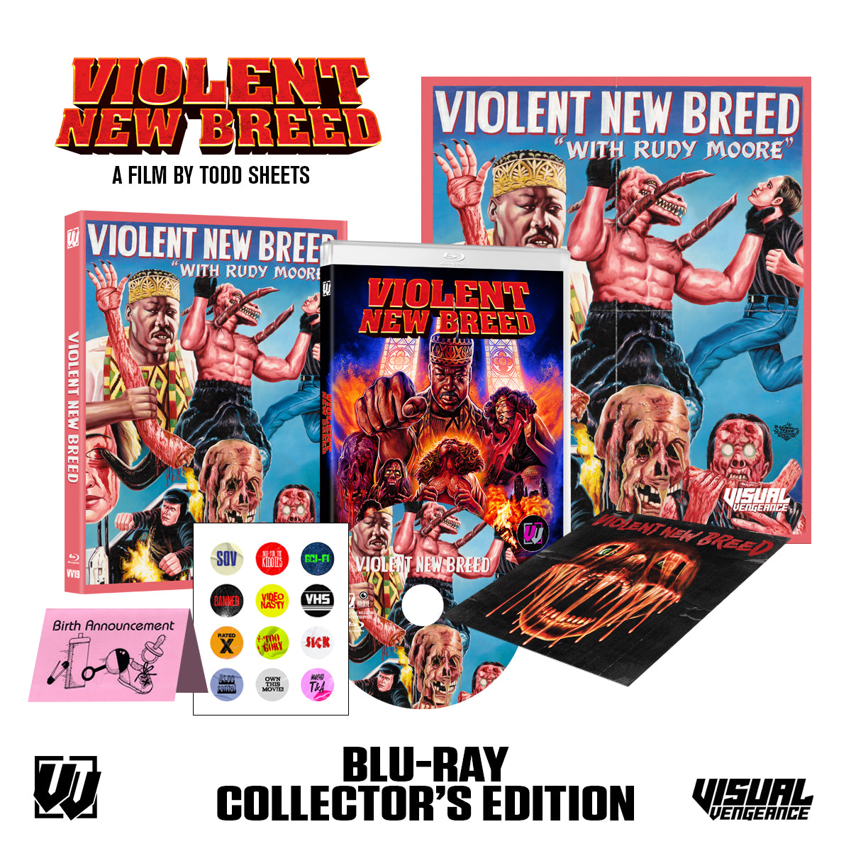 Violent New Breed Blu-ray with Slipcover [Visual Vengeance Collector's Edition] [Preorder]