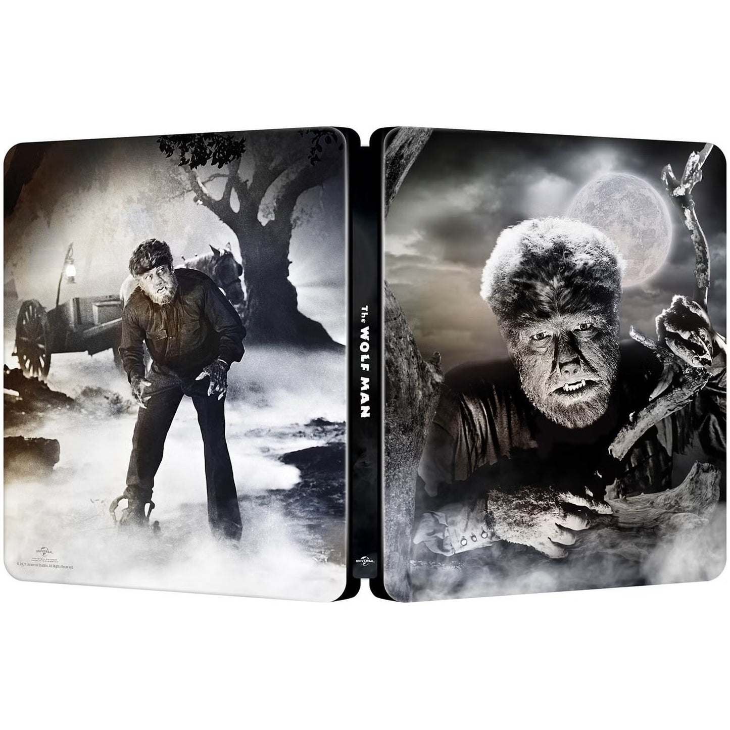 The Wolf Man 4K UHD 80th Anniversary Limited Edition SteelBook (Universal UK/Region Free)/B