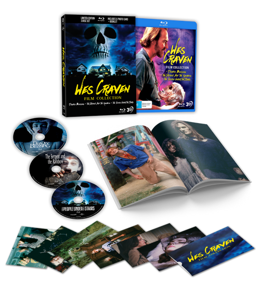 Wes Craven Coll. LMTD ED. 3D Lenticular Hardcase Blu-ray (ViaVision/Region Free)