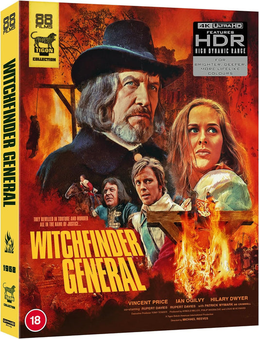 The Witchfinder General 4K UHD + Blu-ray with Slipcover (88 Films/Region Free/B)