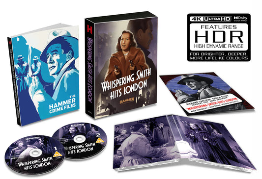 Whispering Smith Hits London Limited Collector's Edition 4K UHD + Blu-ray (Hammer Films/Region Free) [Preorder]