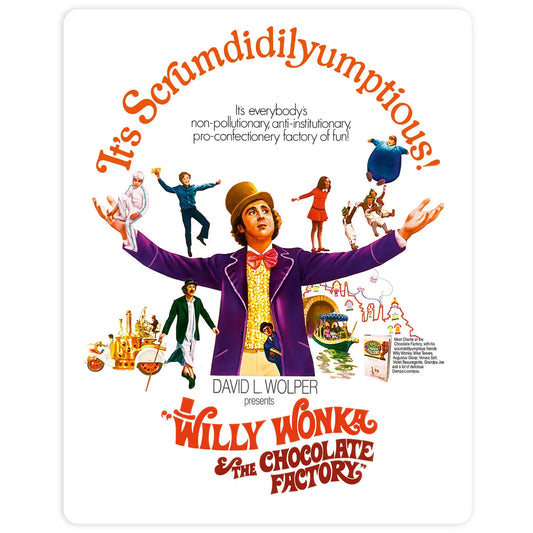 Willy Wonka & The Chocolate Factory 4K UHD + Blu-ray SteelBook (Warner Bros. UK/Region Free/B)