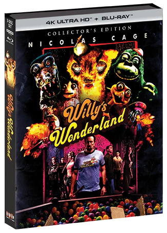 Willy's Wonderland 4K UHD + Blu-ray Collector's Edition with Slipcover (Scream Factory)