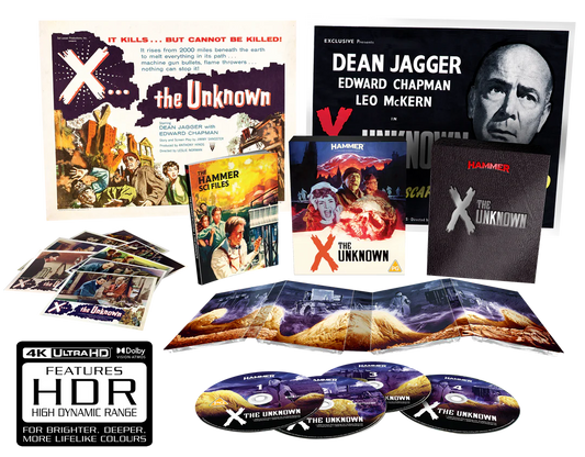 X The Unknown Limited Collector's Edition 4K UHD + Blu-ray (Hammer Films/Region Free) [Preorder]