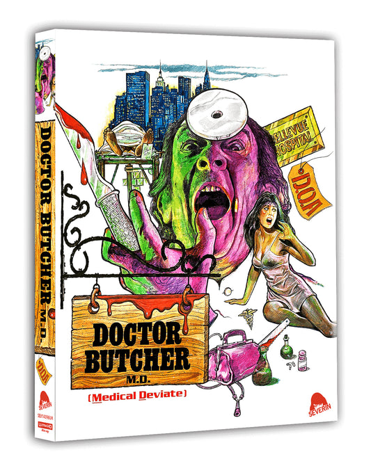 Doctor Butcher M.D. / Zombie Holocaust 4K UHD + BD with Slipcover (Severin Films)