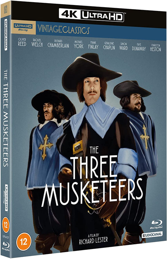 The Three Musketeers 4K UHD + BD with Slipcover (StudioCanal/Region Free/B)