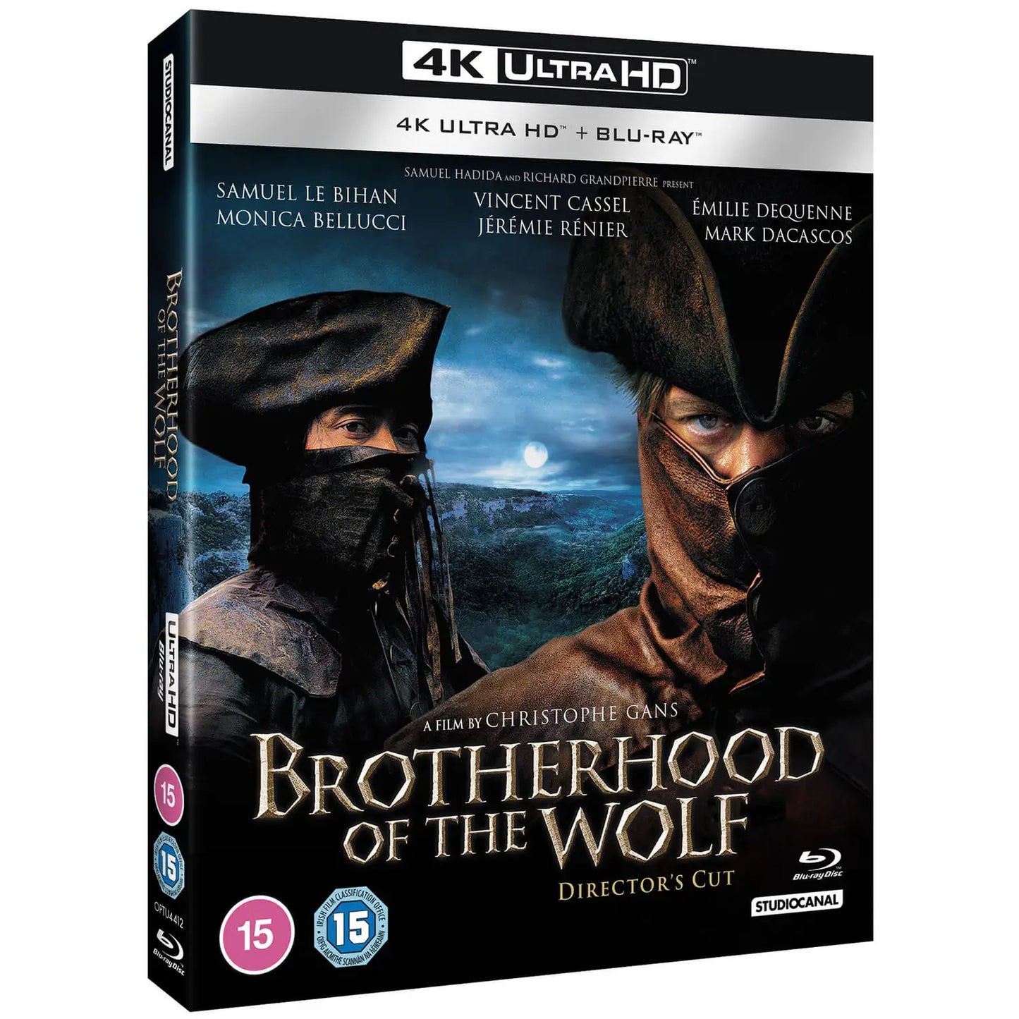 Brotherhood of the Wolf 4K UHD + BD + Slip (StudioCanal/Region Free/B)