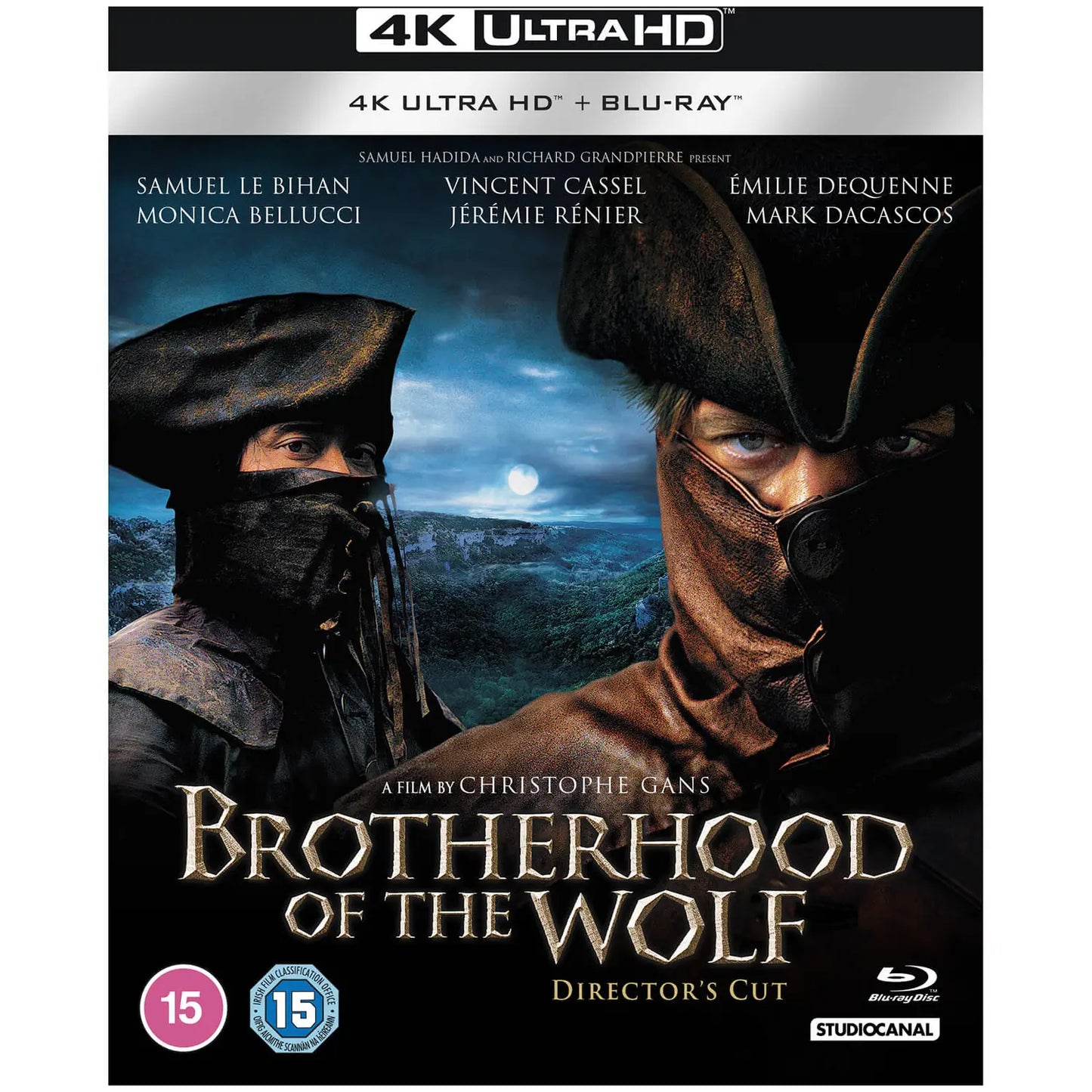 Brotherhood of the Wolf 4K UHD + BD + Slip (StudioCanal/Region Free/B)