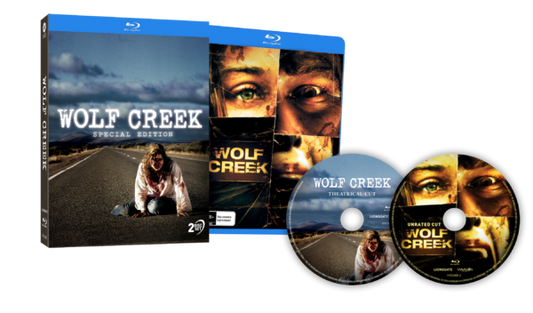 Wolf Creek Blu-ray with Slip (Theatrical/Unrated Cuts) ViaVision/Region Free)