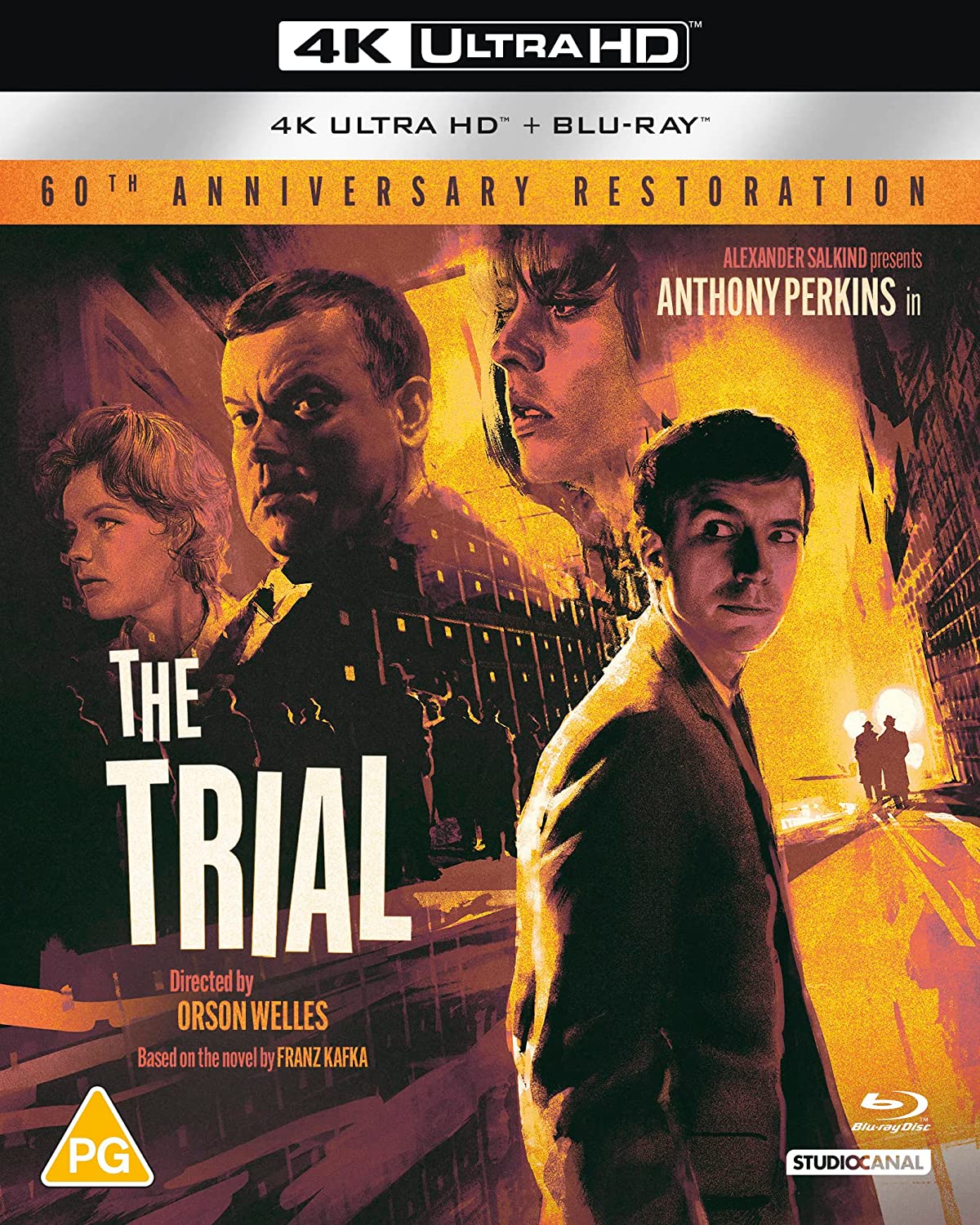 The Trial 4K UHD + Blu-ray (StudioCanal/Region Free/B)